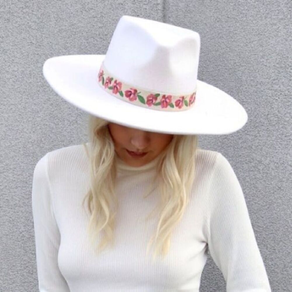 Anthropologie Wyeth x Frida Kahlo Rafaela Crema Hat Wool OS NEW